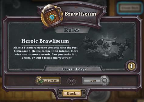 heroic brawliseum|this week's tavern brawl.